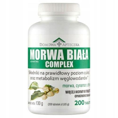 Zdjęcie Domowa Apteczka Morwa Biała Complex 200 kaps.