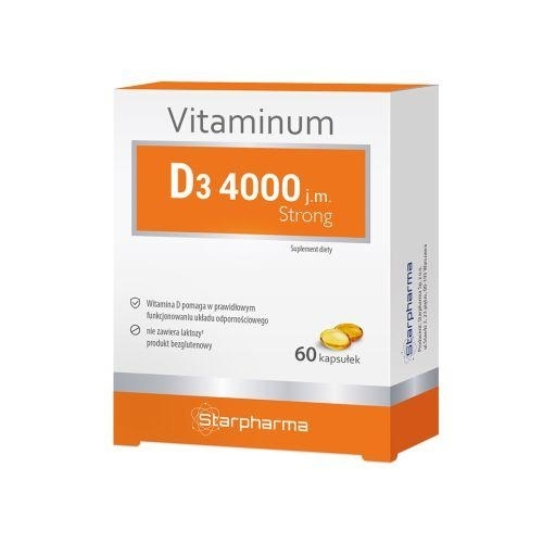 Zdjęcie Vitaminum D3 4000 j.m. Strong, 60kaps