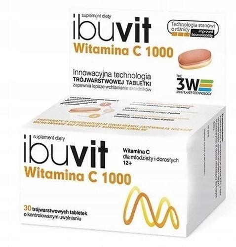 Zdjęcie Ibuvit Witamina C 1000, 30 tabl.