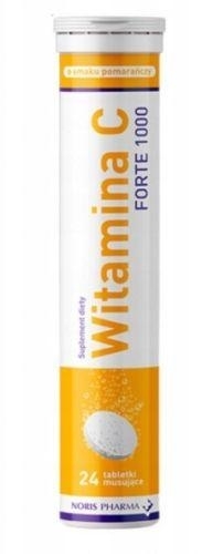 Zdjęcie Witamina C Forte 1000 pomarańcza 20 tabl. musujących