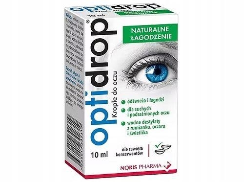 Zdjęcie Optidrop Naturalne Łagodzenie krople do oczu, 10ml