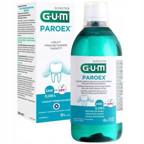Zdjęcie Sunstar GUM Paroex 0,06% Płyn 500ml
