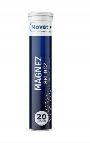 Zdjęcie Novativ Magnez Skurcz o smaku owoców tropialnych, 20 tabl mus