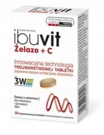 Zdjęcie Ibuvit Żelazo + C, 30 tabl.