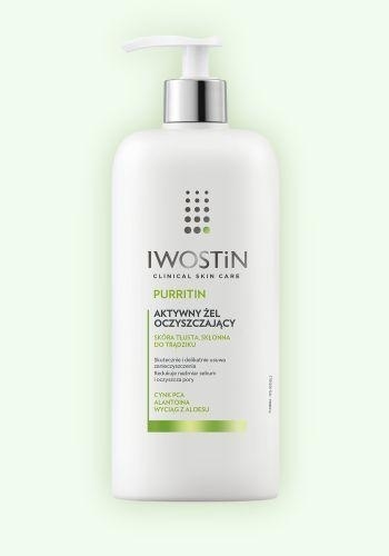 Zdjęcie IWOSTIN PURRITIN aktywny Żel do mycia 300 ml