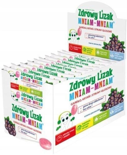 Zdjęcie Zdrowy Lizak Mniam-Mniam gardło,krtań, DISPLAY 40 szt.