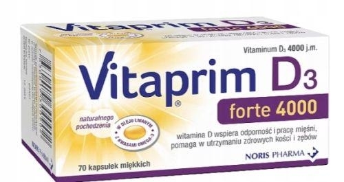 Zdjęcie Vitaprim D3 Forte 4000, 70kaps