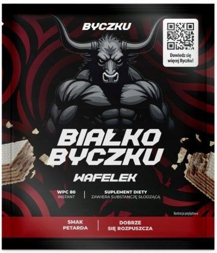 Zdjęcie Byczku Białko Byczku wafelek proszek, 30 g