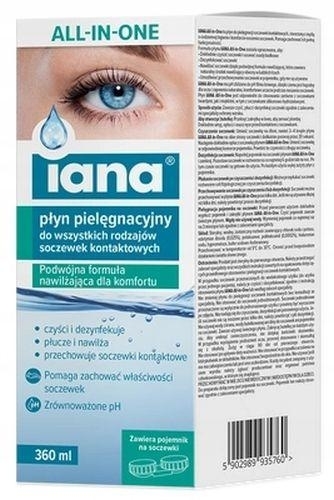 Zdjęcie Iana All In One Płyn do soczewek 360ml
