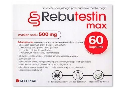 Zdjęcie Rebutestin Max 500 mg, 60 kaps.