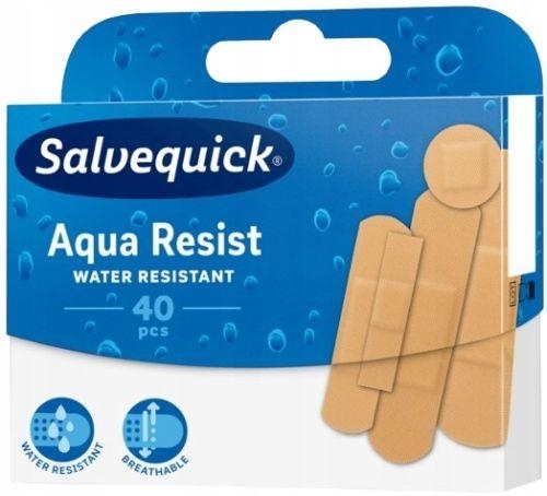 Zdjęcie Plastry SALVEQUICK Aqua Resist 40 szt. 1op.
