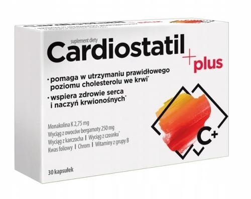 Zdjęcie Cardiostatil Plus, 30 kaps.