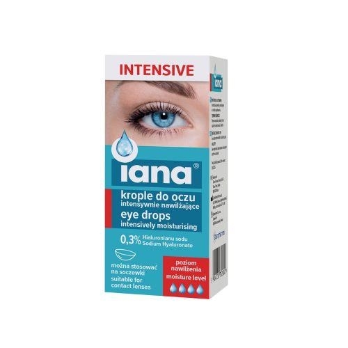 Zdjęcie Iana Krople do oczu IANA intensywnie nawilżające 0,3%HA, 10ml
