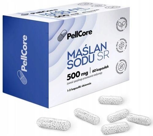 Zdjęcie PellCore Maślan Sodu SR 500 mg, 60kaps