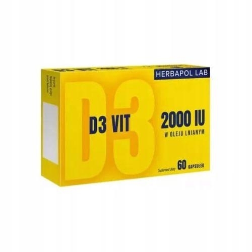 Zdjęcie D3 Vit 2000 Herbapol Lab 60kaps
