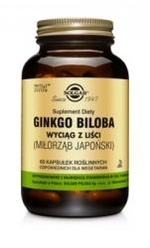 Zdjęcie SOLGAR Ginkgo Biloba, 60 kaps