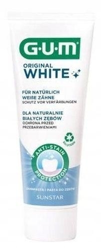Zdjęcie Sunstar Gum Oryginal White Pasta wybielająca, 75 ml